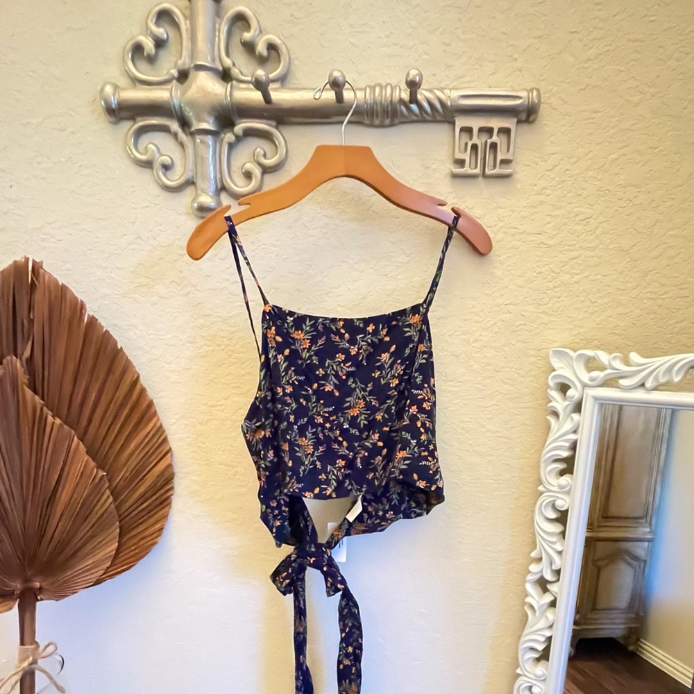Floral print top